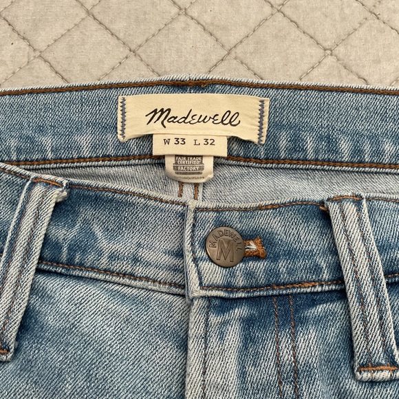 Madewell Men’s Light Blue Denim Slim Jeans - Picture 3 of 3